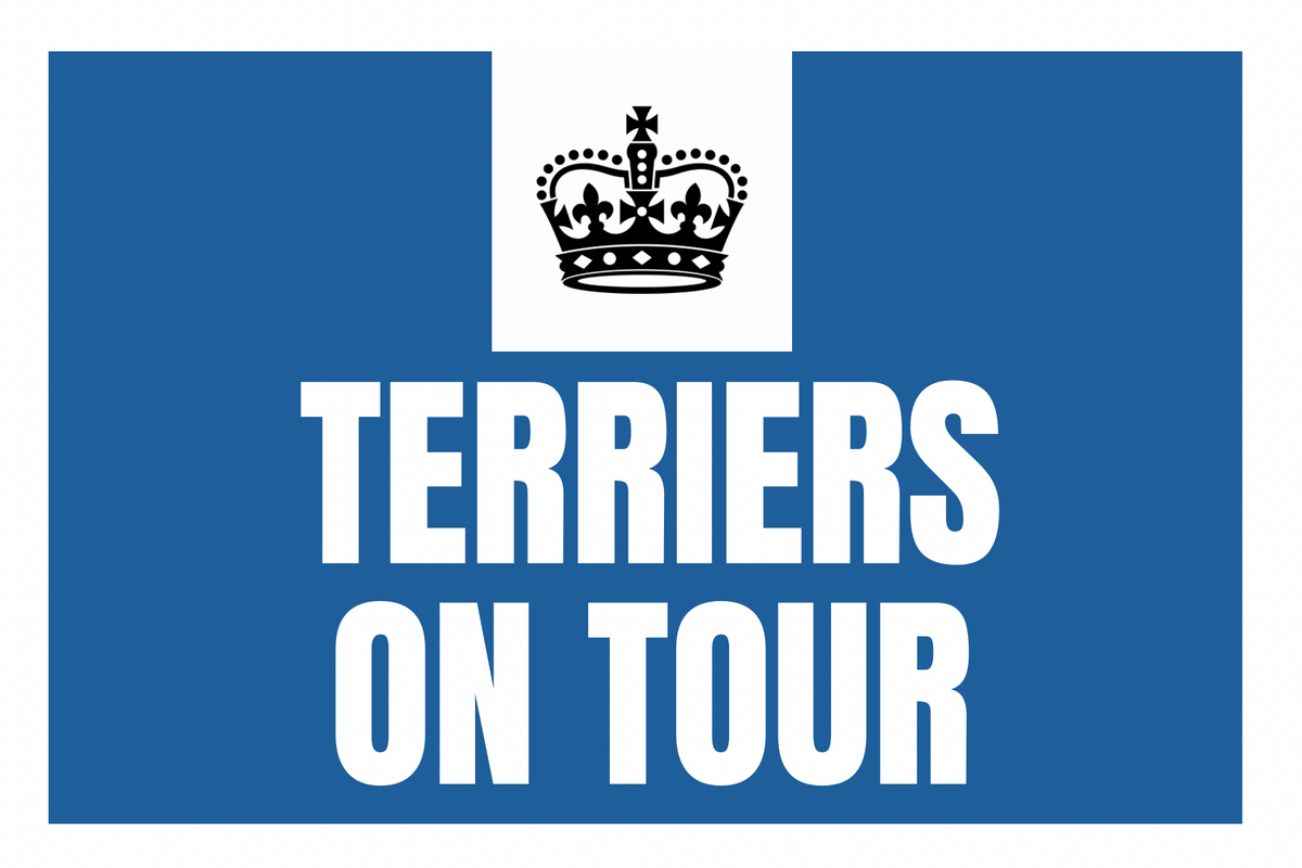 Huddersfield town glossy stickers
