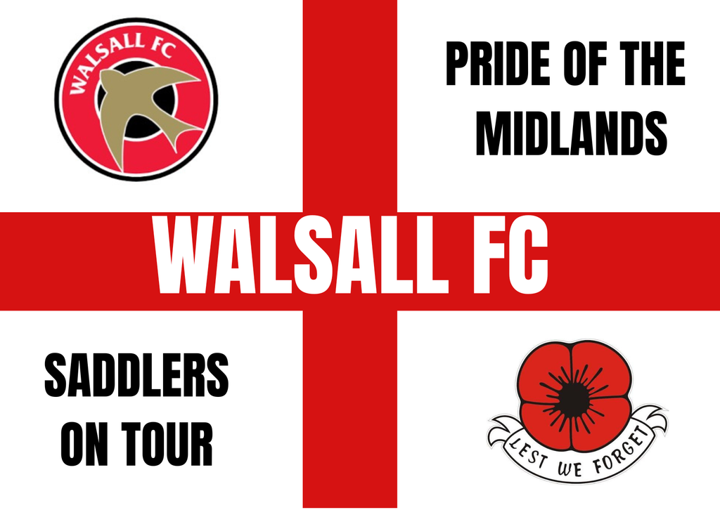 Walsall fc glossy stickers