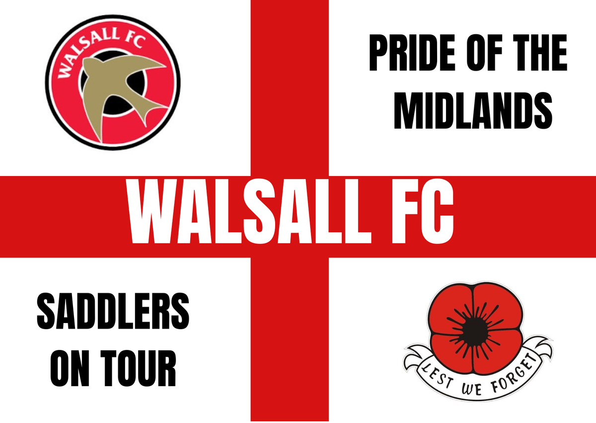 Walsall fc glossy stickers