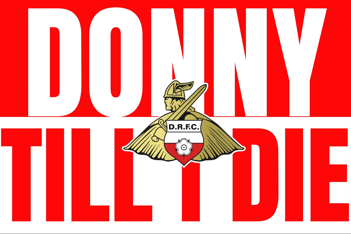 Doncaster rovers glossy stickers