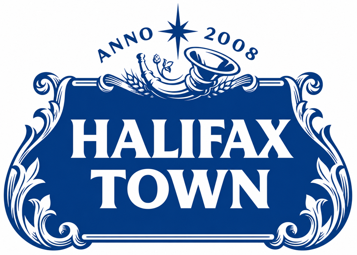 Fc Halifax town glossy stickers