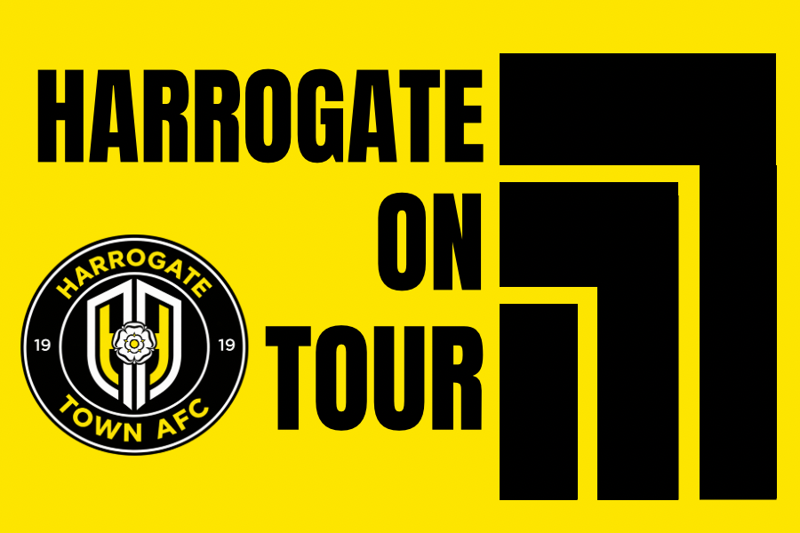 Harrogate town afc glossy stickers