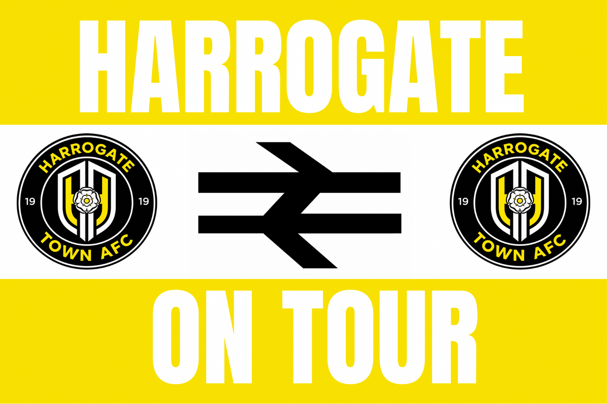 Harrogate town afc glossy stickers