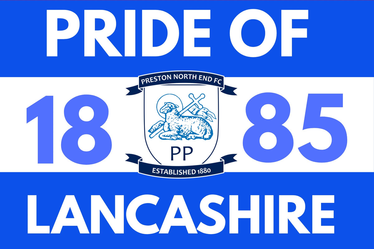 Preston North End glossy stickers