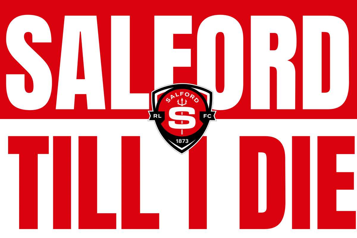 Salford Red Devils glossy stickers