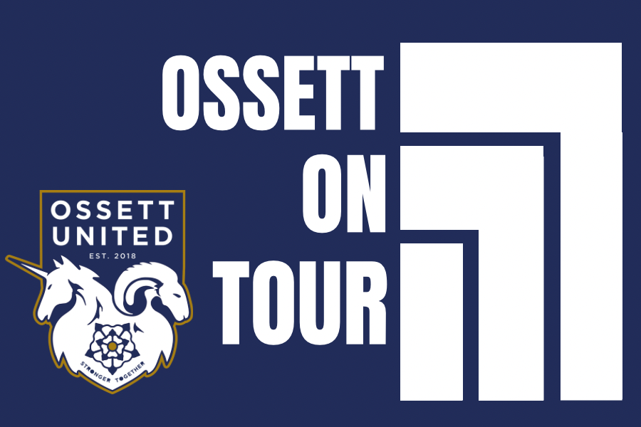 Ossett United glossy stickers