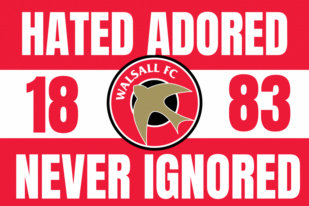 Walsall fc glossy stickers