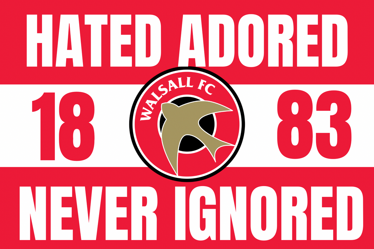 Walsall fc glossy stickers