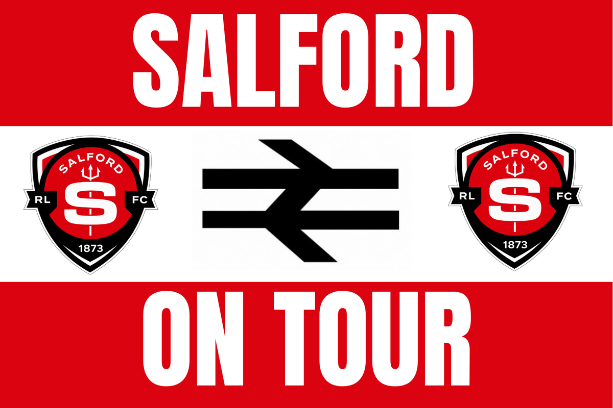 Salford Red Devils glossy stickers