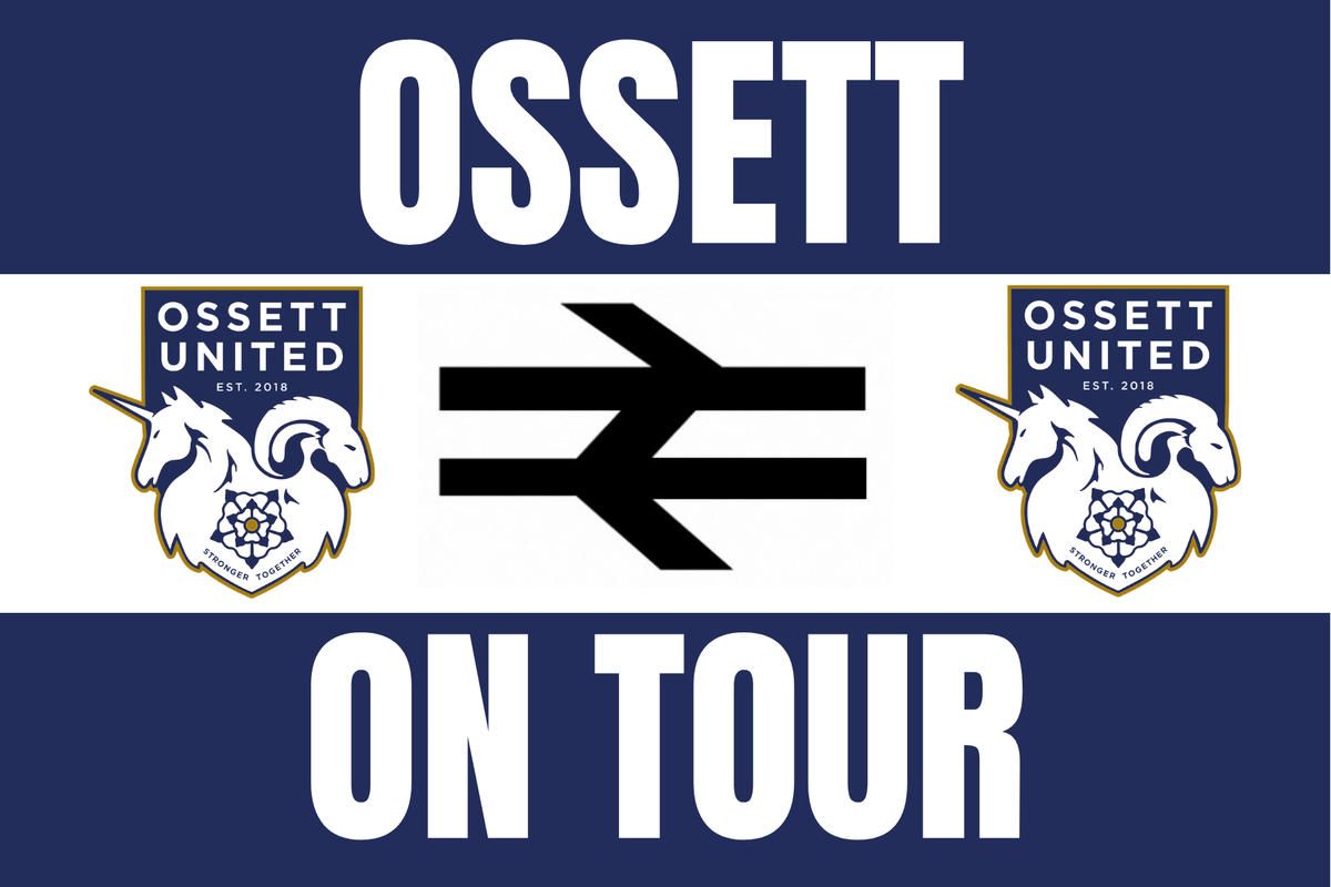 Ossett United glossy stickers