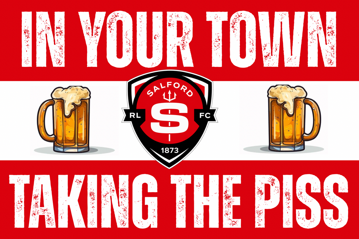 Salford Red Devils glossy stickers