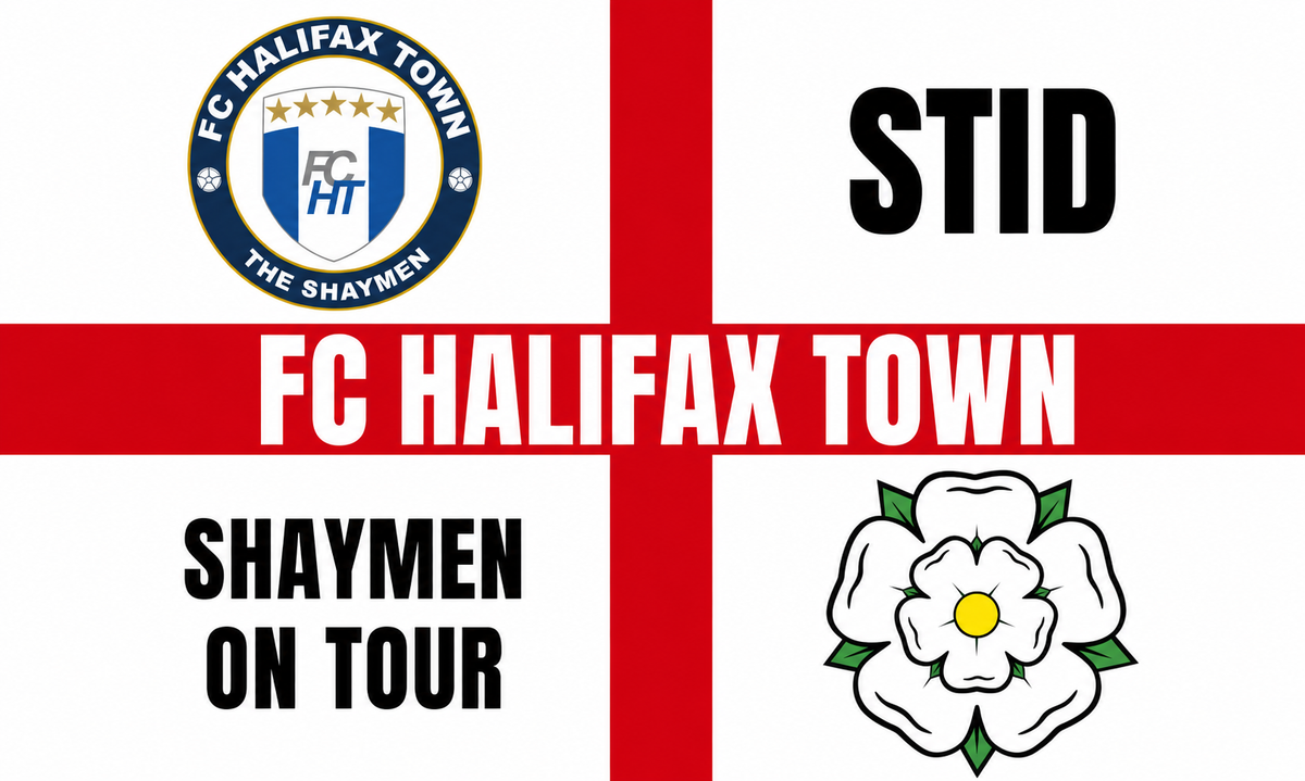 Fc Halifax town glossy stickers