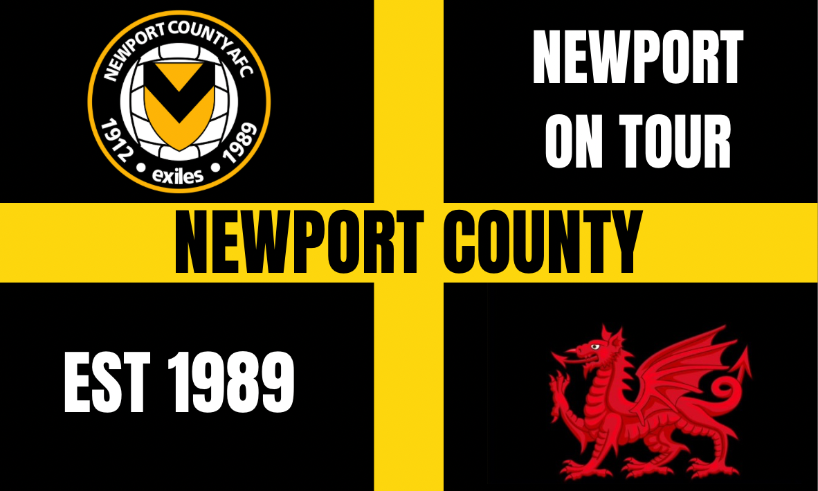 Newport county glossy stickers