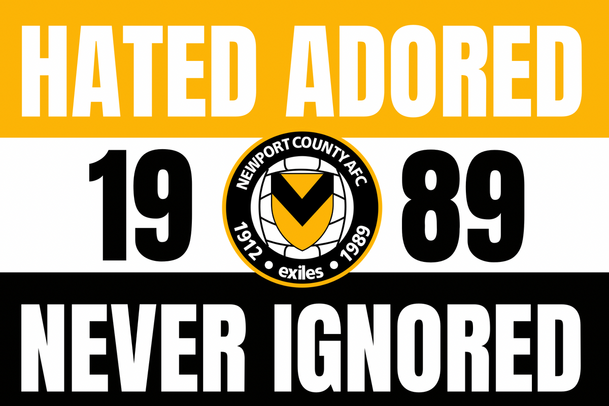 Newport county glossy stickers