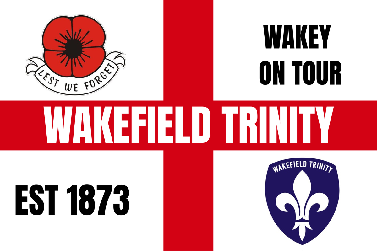 Wakefield trinity glossy stickers