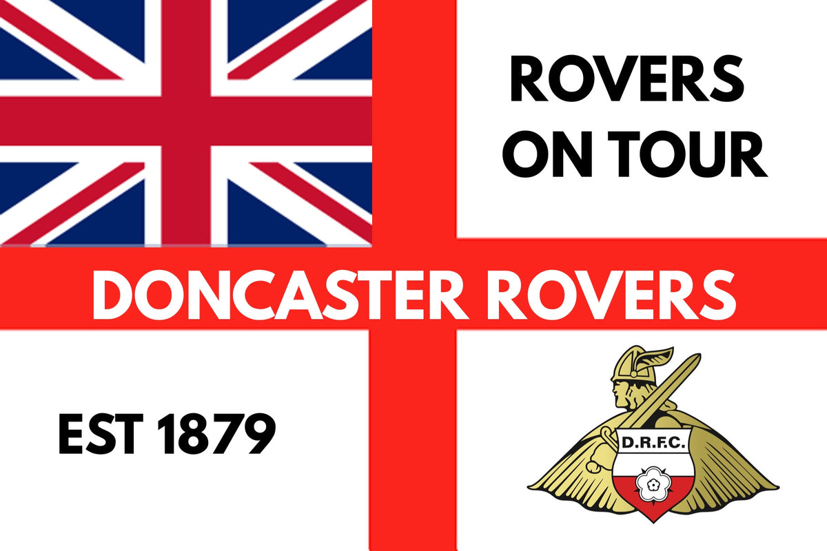 Doncaster rovers glossy stickers