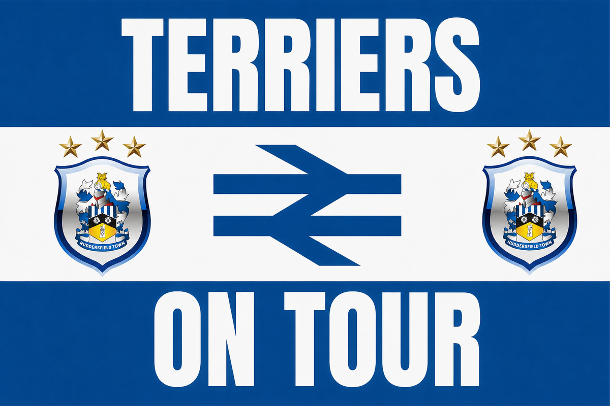 Huddersfield town glossy stickers